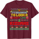 It's Beginning To Look A Gyatt Like Rizzmas Brainrot Xmas T-Shirt - T-Shirt | Maroon