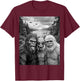 Bigfoot Alien Loch Ness Monster UFO Selfie Funny Cryptid Art T-Shirt - T-Shirt | Maroon
