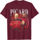 Star Trek: The Next Generation Captain Picard T-Shirt - T-Shirt | Maroon