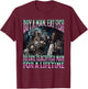 Buy A Man Eat Fish Funny Hard Skeleton Meme Bootleg T-Shirt - T-Shirt | Maroon
