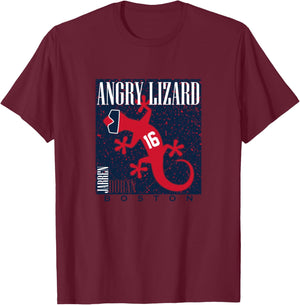 Jarren Duran - Angry Lizard - Boston Baseball T-Shirt - T-Shirt | Maroon