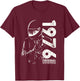 50th Anniversary Man Motorcycle Biker Biker 1976 T-Shirt - T-Shirt | Maroon