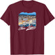 Nice France T-Shirt - T-Shirt | Maroon