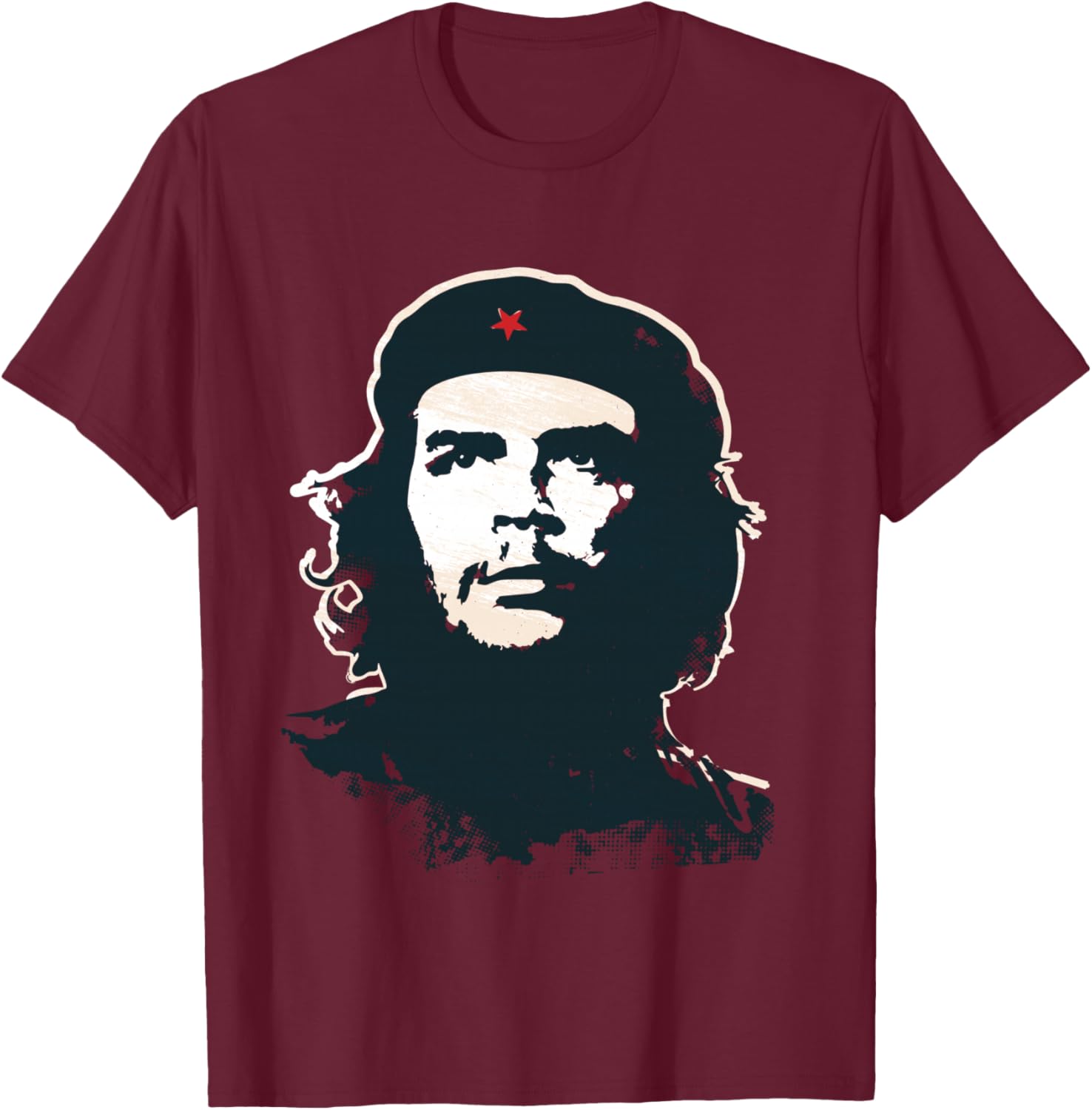 Che Guevara Chemise Revolution Rebel Cuba Hero Guérilla Manche Longue T-Shirt - T-Shirt | Maroon