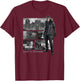 Resident Evil Requiem Leon BP T-Shirt - T-Shirt | Maroon