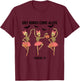 Dancing Skeleton Dry Bones Come Alive Christian Halloween T-Shirt - T-Shirt | Maroon