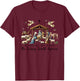 A Thrill Of Hope The Weary World Rejoices Nativity Christmas T-Shirt - T-Shirt | Maroon