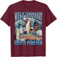 Wife Is Temporary Fish Is Forever Funny Fishing Meme Bootleg T-Shirt - T-Shirt | Maroon