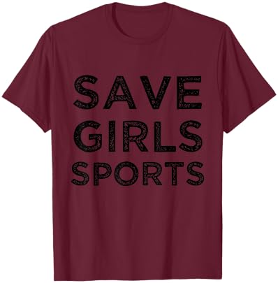 Save Girls Sports T-Shirt - T-Shirt | Maroon