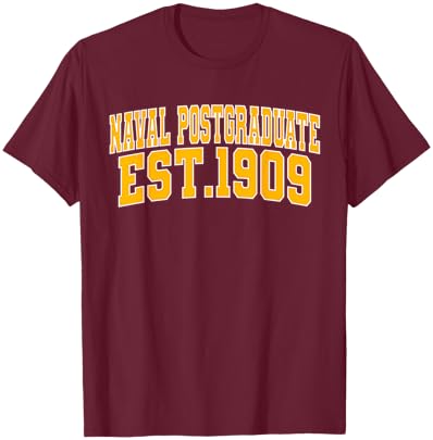 Naval Postgraduate School Apparel Sports Fan T-Shirt - T-Shirt | Maroon