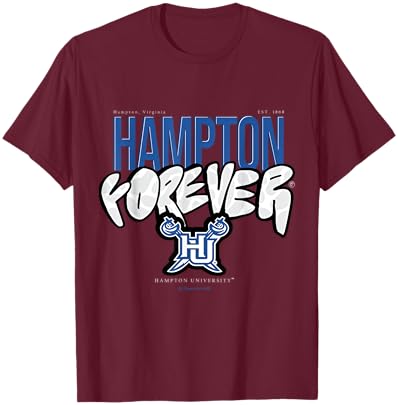 The Yard Essentials - Hampton University - Forever T-Shirt - T-Shirt | Maroon