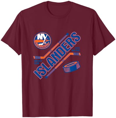 New York Islanders Force Gray Officially Licensed T-Shirt - T-Shirt | Maroon