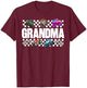 Grandma Monster Truck Family Crew Birthday Matching Women T-Shirt - T-Shirt | Maroon