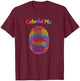 Colorful Me Positive Affirmations Rainbow Kids T-Shirt - T-Shirt | Maroon