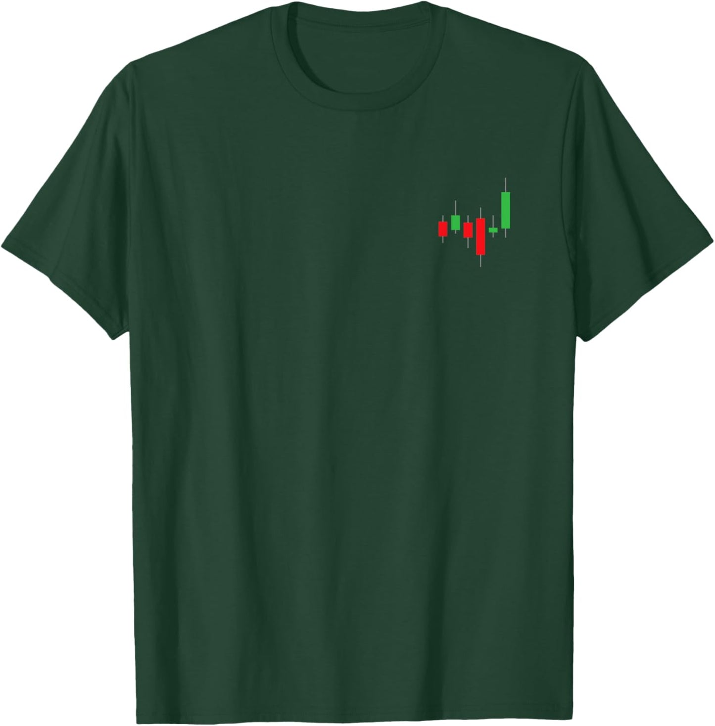Cute Stock Market Art Women Stock Trader Day Trading T-Shirt - T-Shirt | Forest