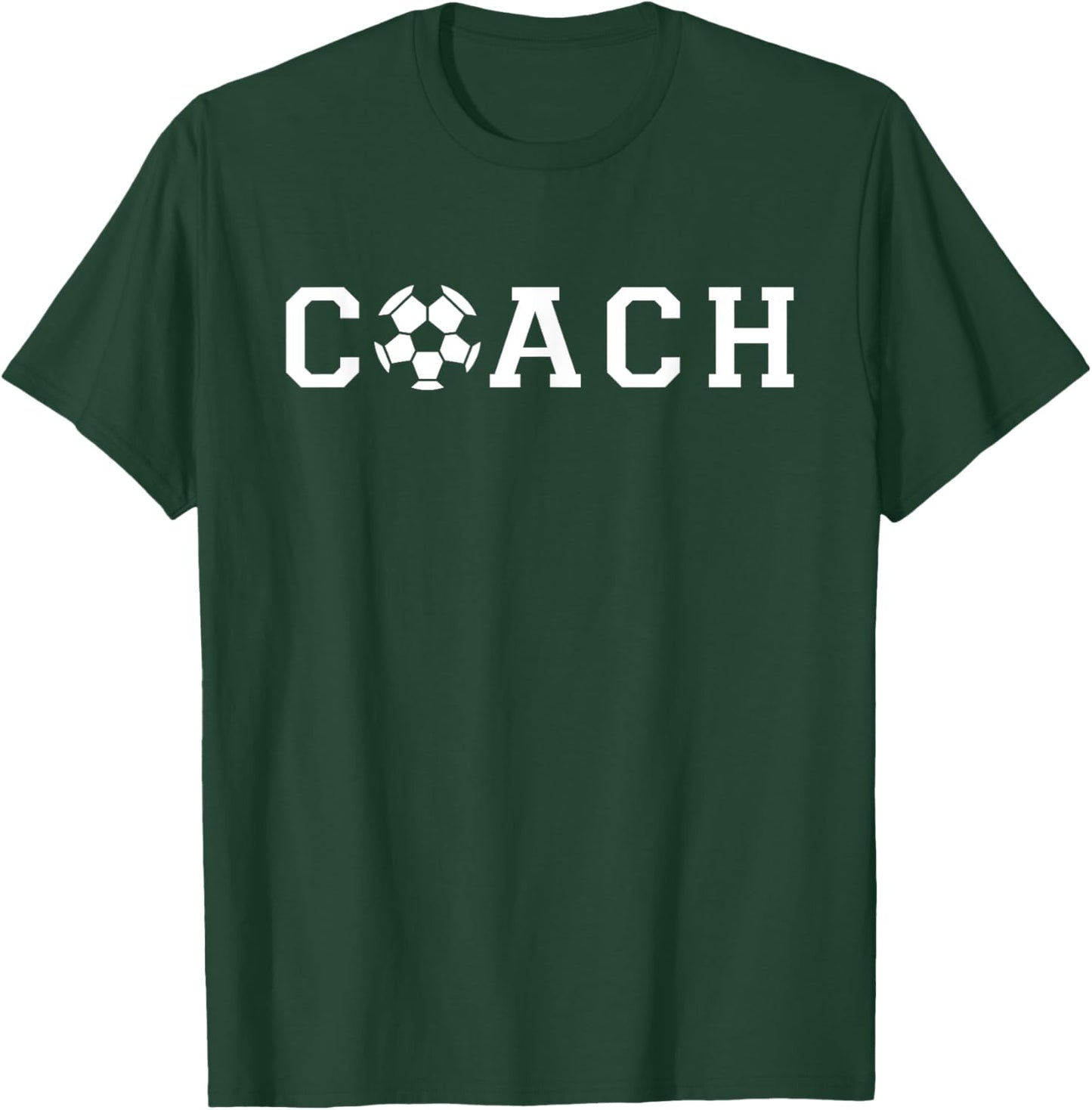 Soccer Coach Funny Football Trainer Baller Field Game Outfit T-Shirt - T-Shirt | Forest