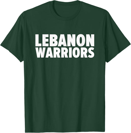 Lebanon Warriors Bold T-Shirt - T-Shirt | Forest