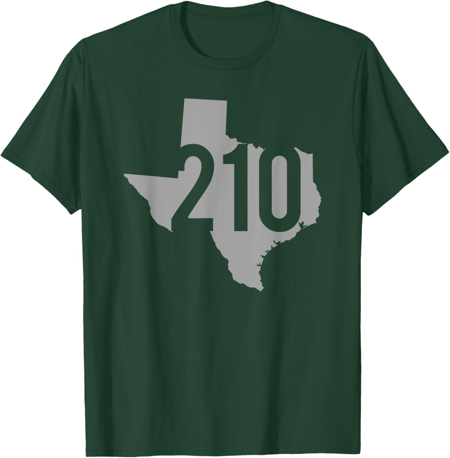 210 Area Code, San Antonio, Texas T-Shirt - T-Shirt | Forest