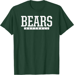 Sylvan Hills Bears Softball HS T-Shirt - T-Shirt | Forest