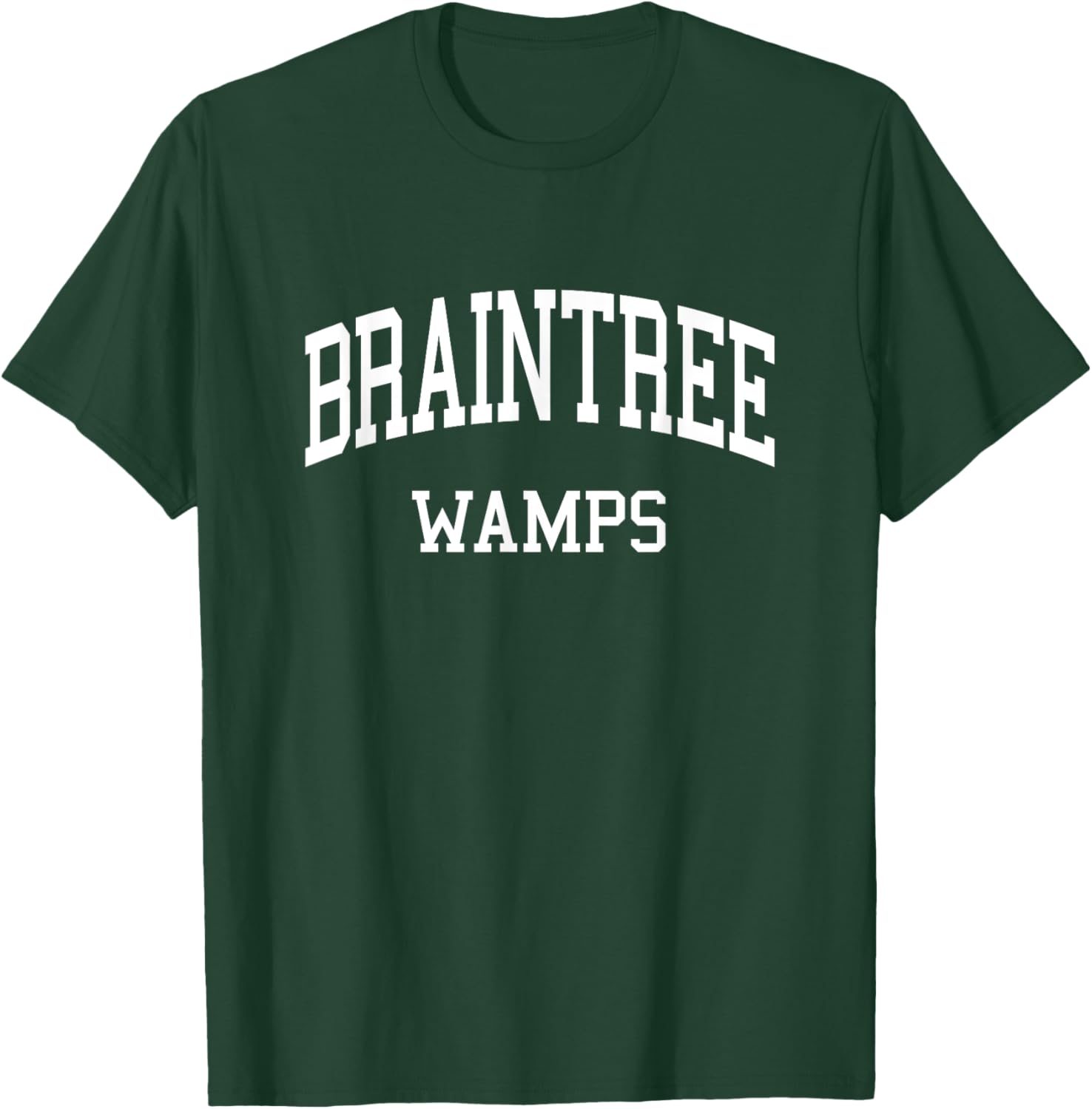 Braintree High School HS Braintree MA Retro Sports T-Shirt - T-Shirt | Forest