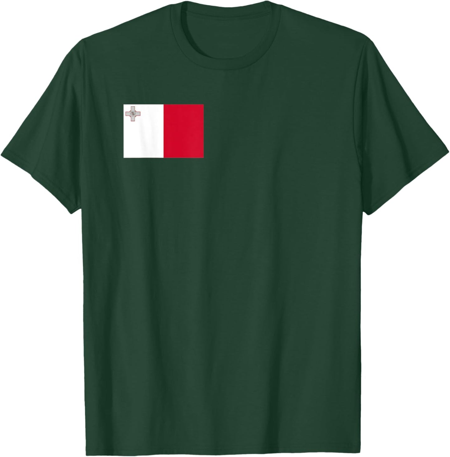 Maltese Flag of Malta T-Shirt - T-Shirt | Forest