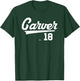 Player Name Swoosh Mitch Garver Seattle Baseball MLBPA T-Shirt - T-Shirt | Forest