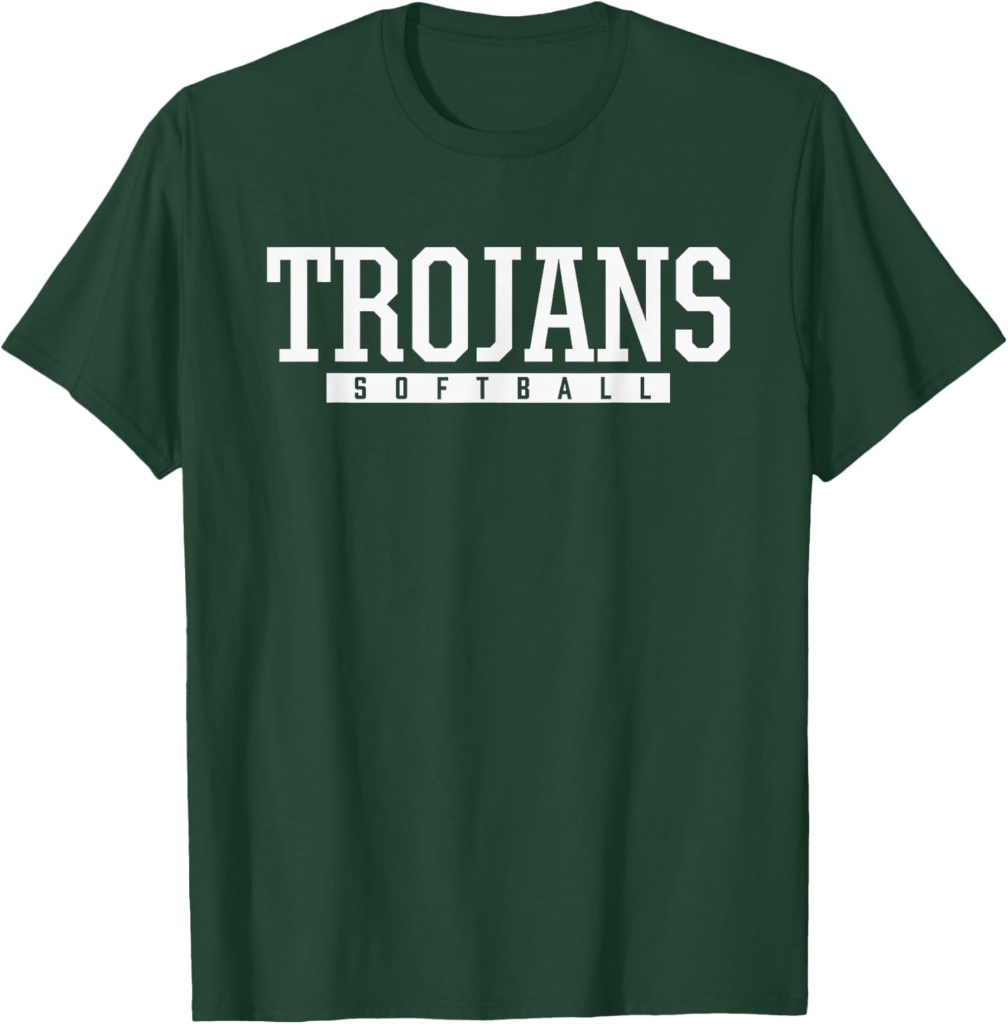 Troy Trojans Softball HS T-Shirt - T-Shirt | Forest