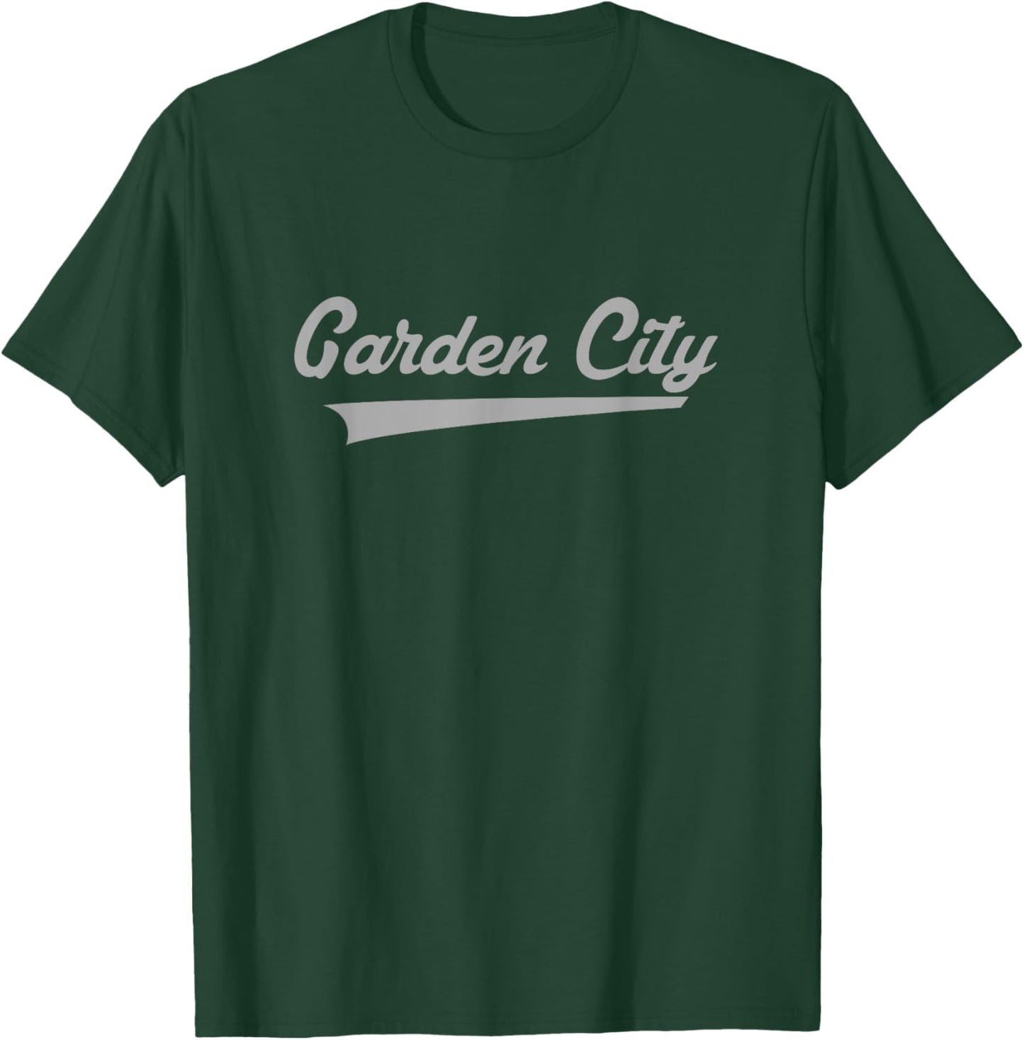 Garden City High School Vintage Swoosh T-Shirt - T-Shirt | Forest