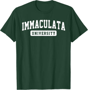 Immaculata University Arch Vintage Classic Design Gifts Men T-Shirt - T-Shirt | Forest