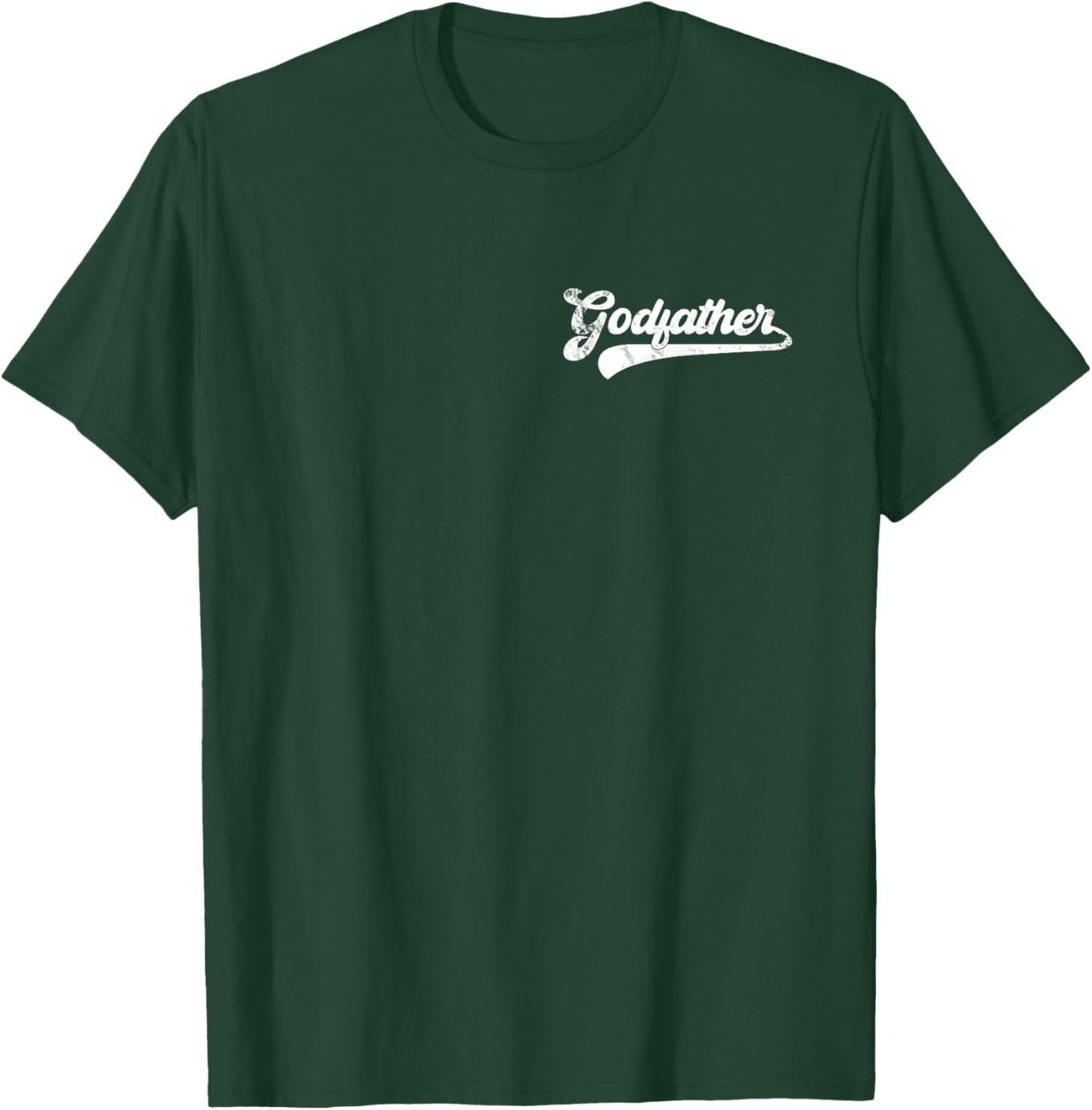 Godfather Vintage Retro Father's Day for Papa Grandpa T-Shirt - T-Shirt | Forest