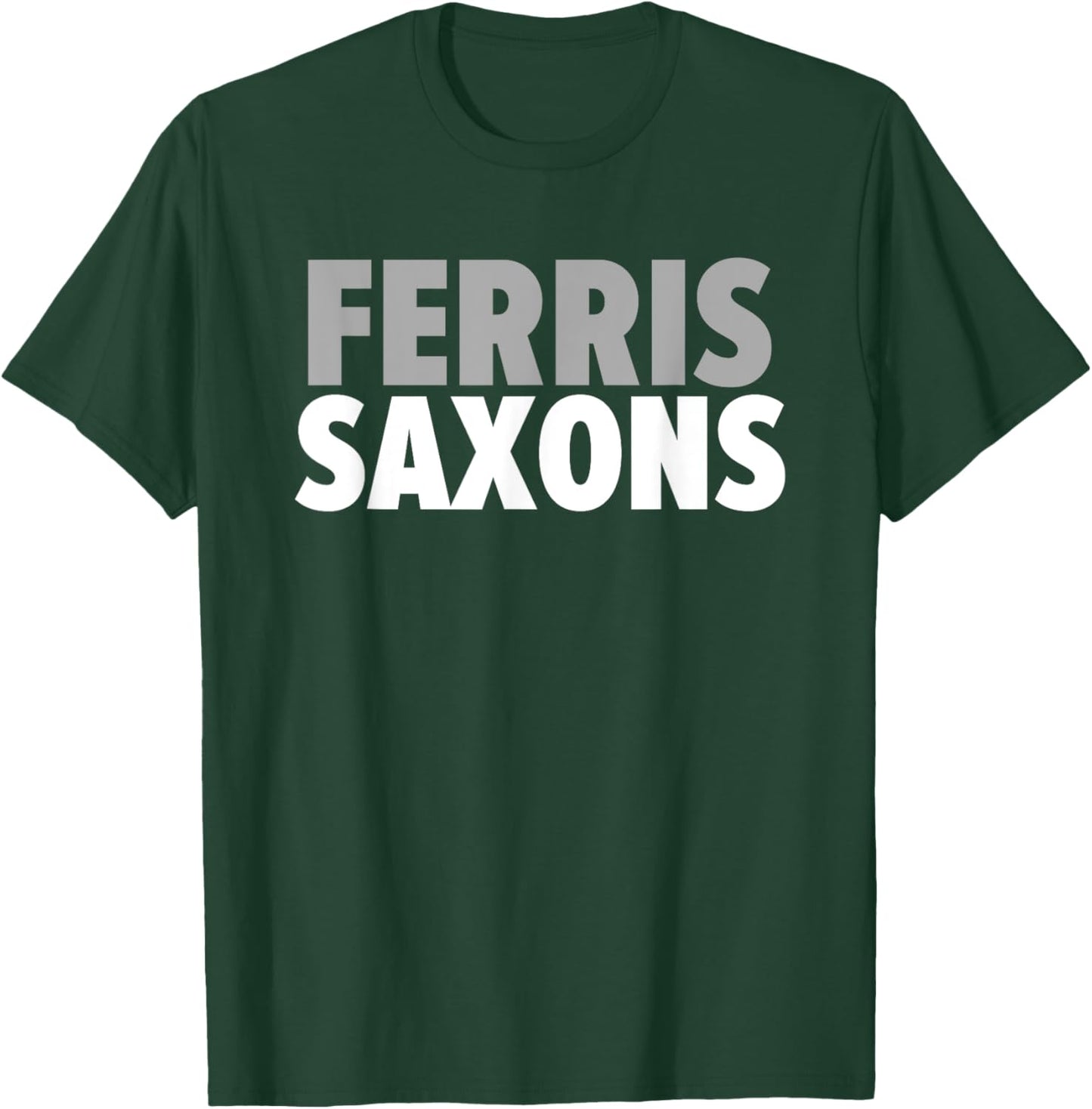 Ferris Saxons Bold T-Shirt - T-Shirt | Forest