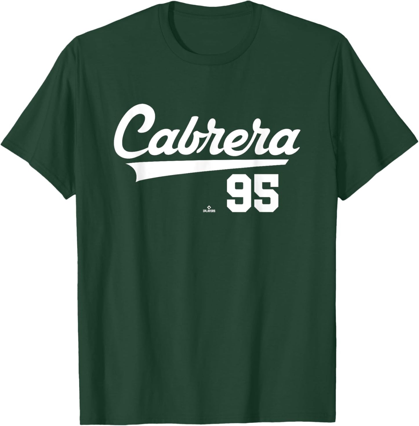 Player Name Swoosh Oswaldo Cabrera New York Baseball MLBPA T-Shirt - T-Shirt | Forest