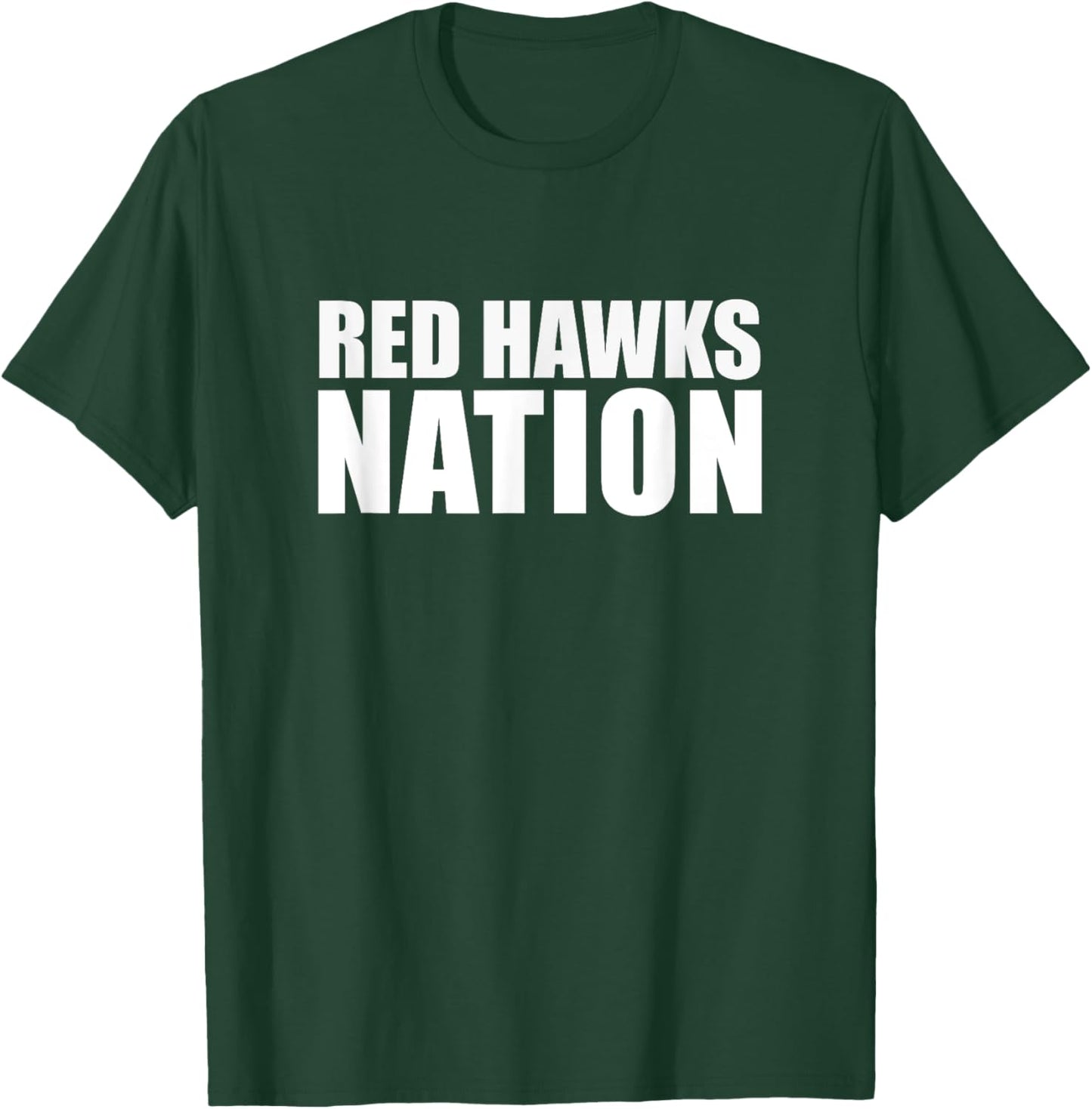 Milton Red Hawks Nation HS T-Shirt - T-Shirt | Forest