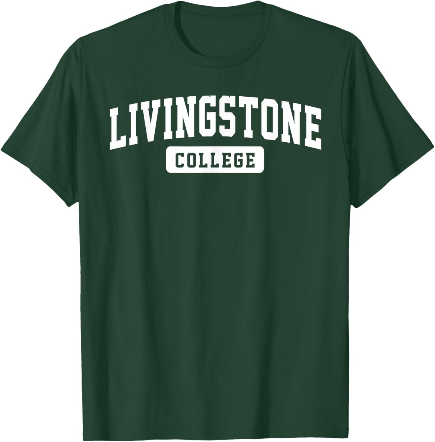 Livingstone College Arch Vintage Classic Design Gifts Men T-Shirt - T-Shirt | Forest