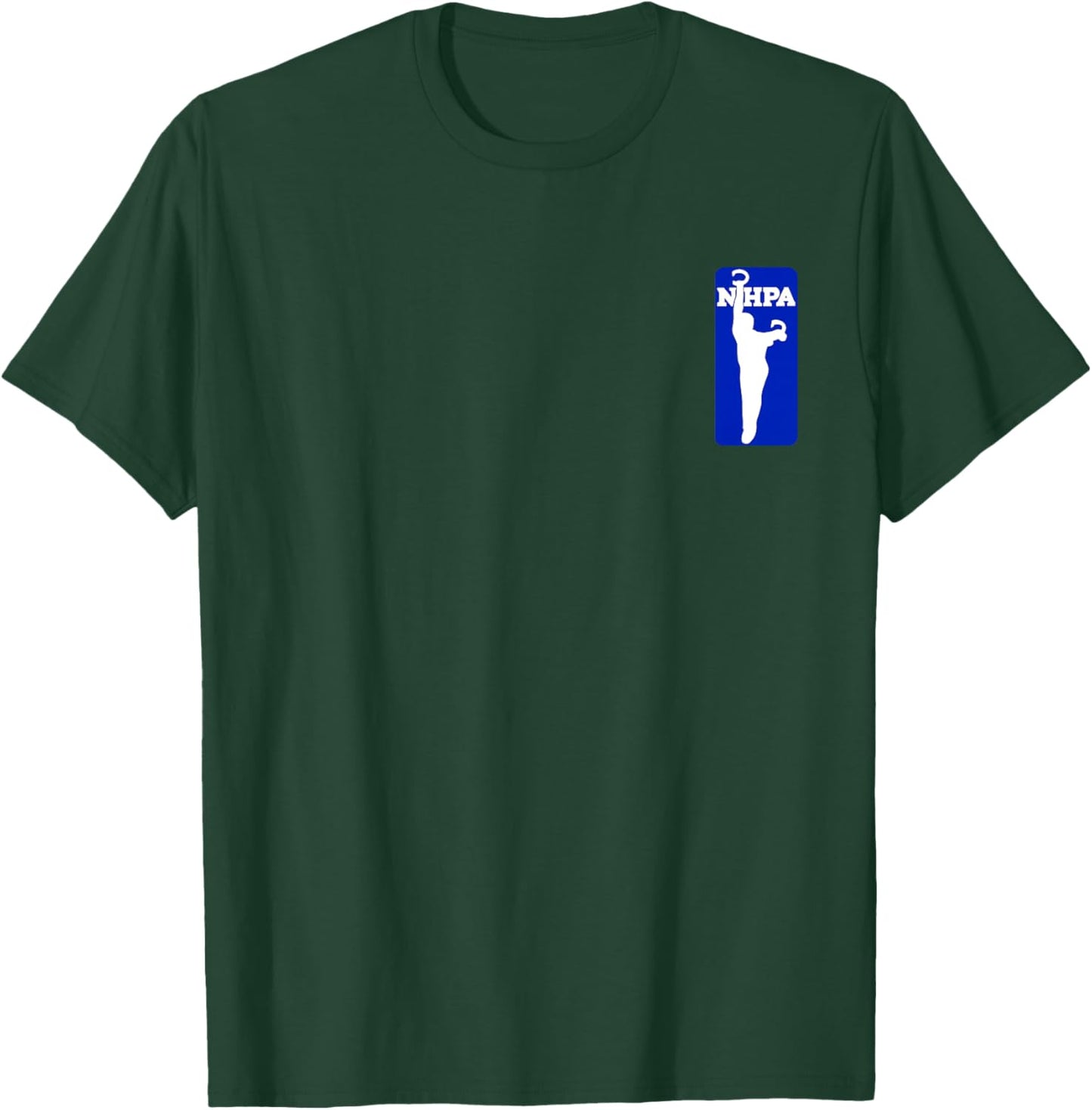 National Horseshoe Pitchers Association NHPA Old Front Logo T-Shirt - T-Shirt | Forest