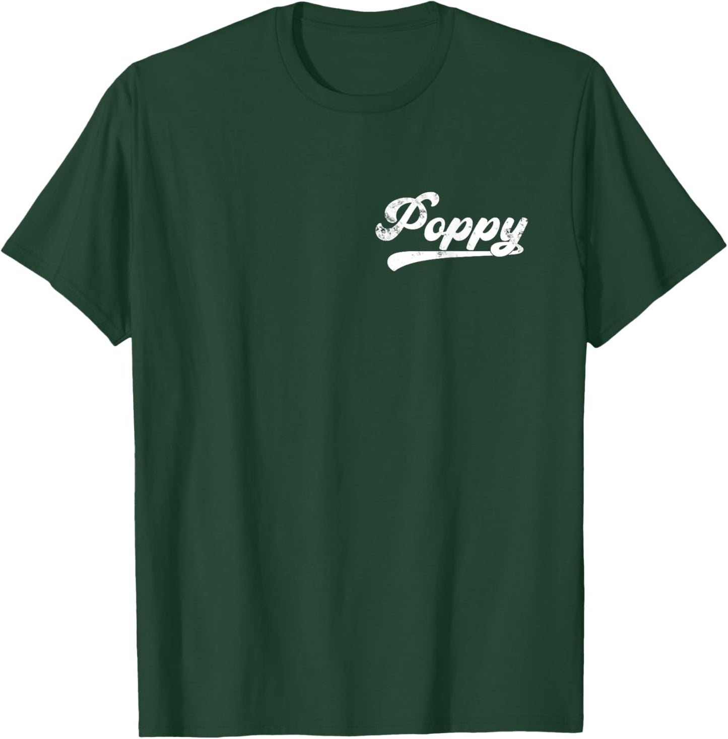 Poppy Vintage Retro Father's Day for Poppy Grandpa T-Shirt - T-Shirt | Forest