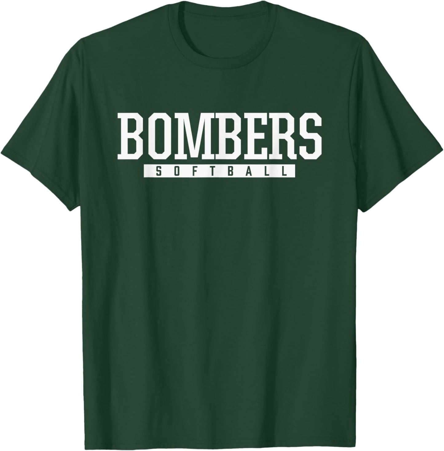 Bloomfield Bombers Softball HS T-Shirt - T-Shirt | Forest