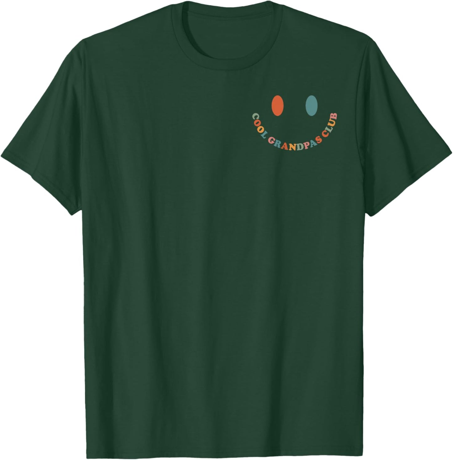 Cool Grandpas Club Official Member Father's Day 2 Sides T-Shirt - T-Shirt | Forest