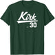 Player Name Swoosh Alejandro Kirk Toronto Baseball MLBPA T-Shirt - T-Shirt | Forest