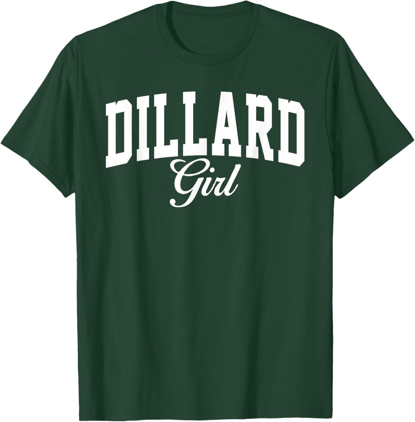 Dillard University Girl Arch Vintage Design Girls T-Shirt - T-Shirt | Forest