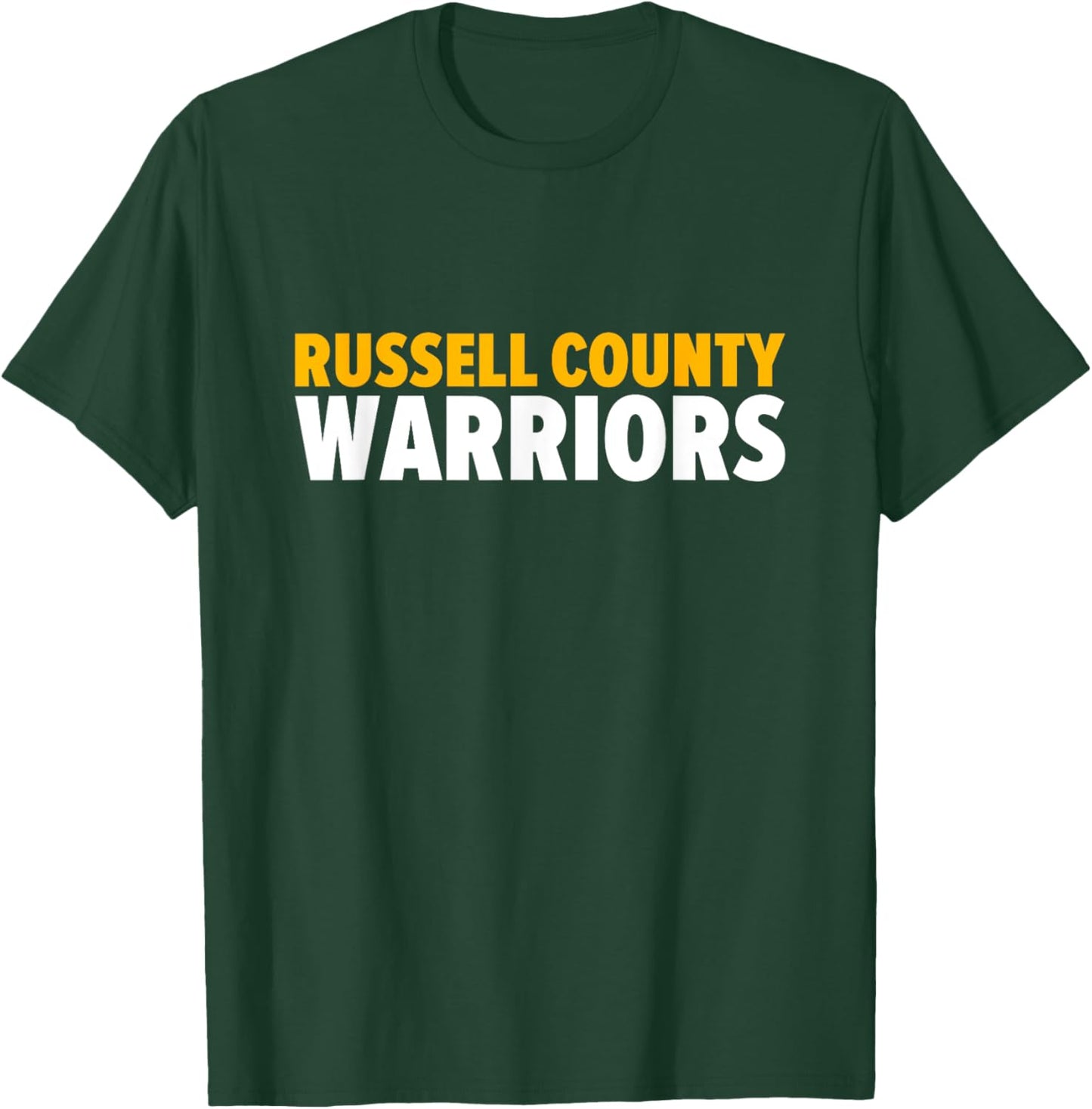Russell County Warriors Bold T-Shirt - T-Shirt | Forest