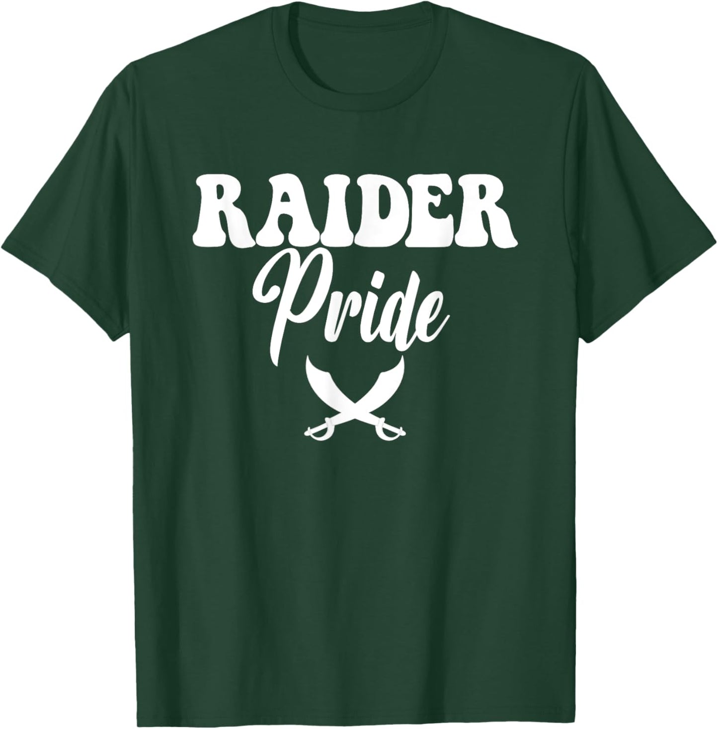 Raider Pride High School Raiders Sports Team Raiders T-Shirt - T-Shirt | Forest