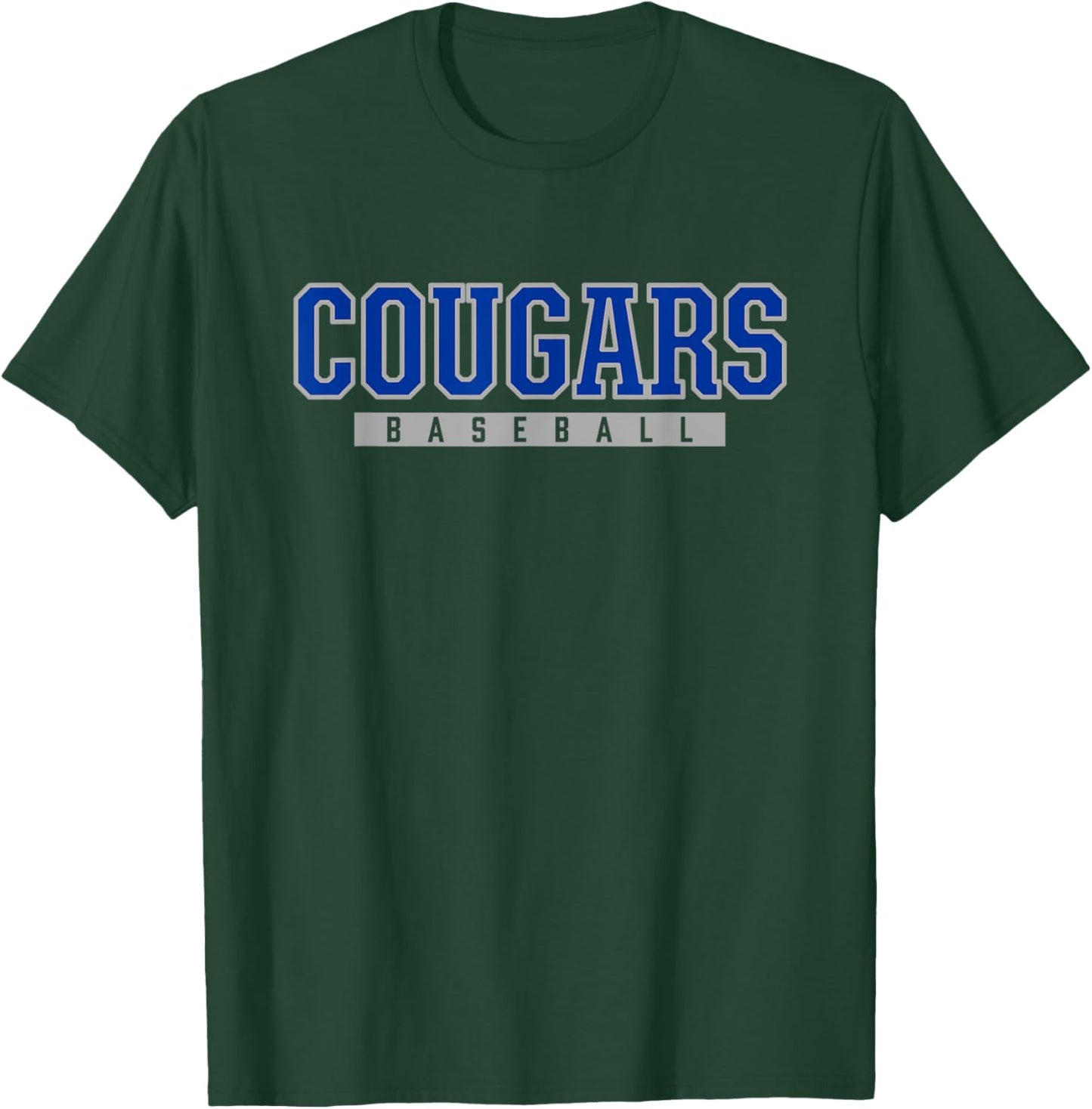 Barron Collier Cougars Baseball T-Shirt - T-Shirt | Forest