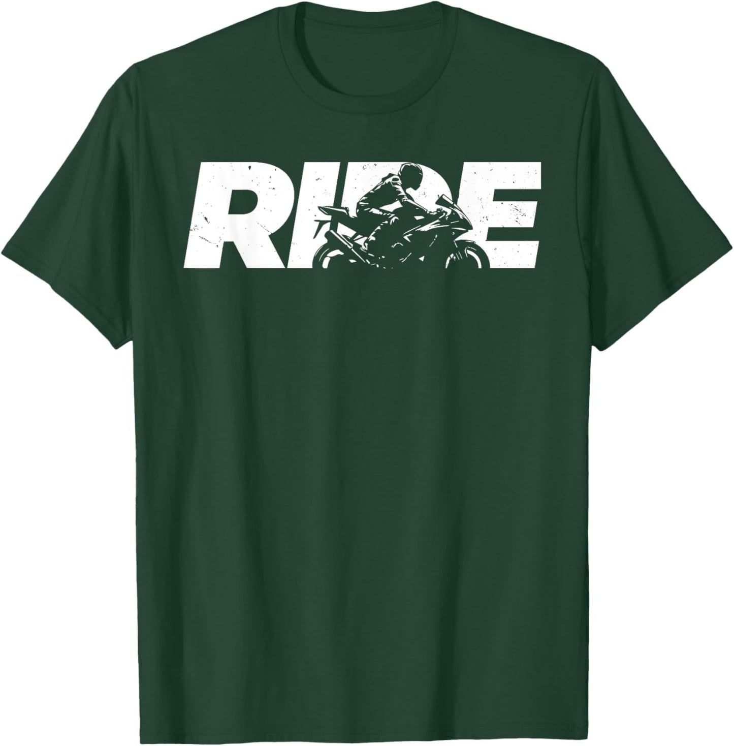 Cool Motorcycle Women Sport Ride Motorcycle Rider T-Shirt - T-Shirt | Forest