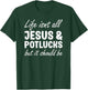 Potlucks Funny I Love Potlucks and Jesus T-Shirt - T-Shirt | Forest