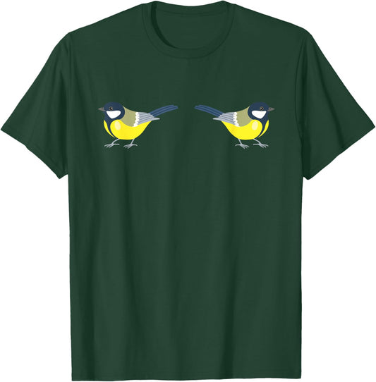 Tits, funny tit bird pun, adult humor T-Shirt - T-Shirt | Forest