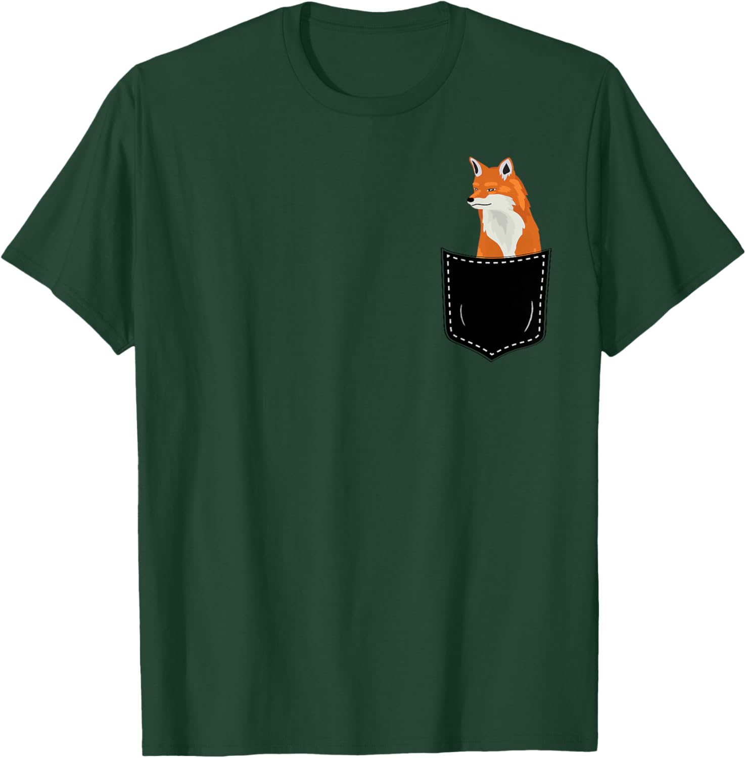 Fox In The Pocket Perfect for Fox Lovers T-Shirt - T-Shirt | Forest