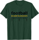 Williams Yellowjackets Football Lines HS T-Shirt - T-Shirt | Forest