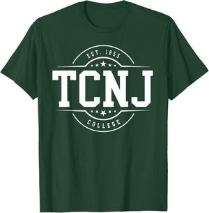TCNJ The College of New Jersey Arch Vintage Classic Design T-Shirt - T-Shirt | Forest