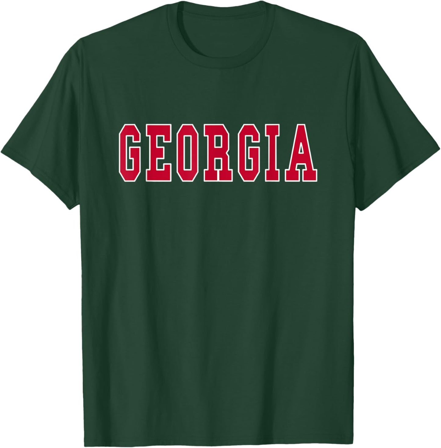 Georgia - Throwback Design - Classic T-Shirt - T-Shirt | Forest